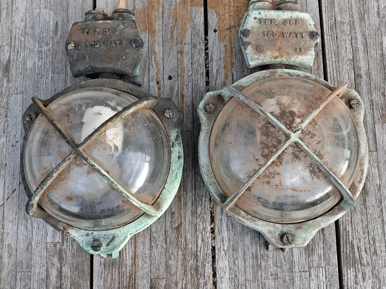 Billede 1 - Tranberg TEF 369 skotlamper – originalt par