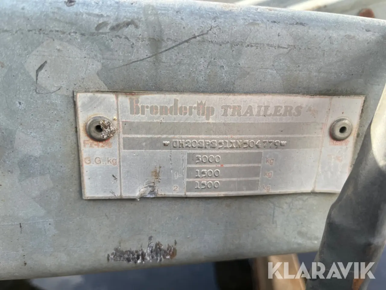 Billede 9 - Maskintrailer Brenderup med tip