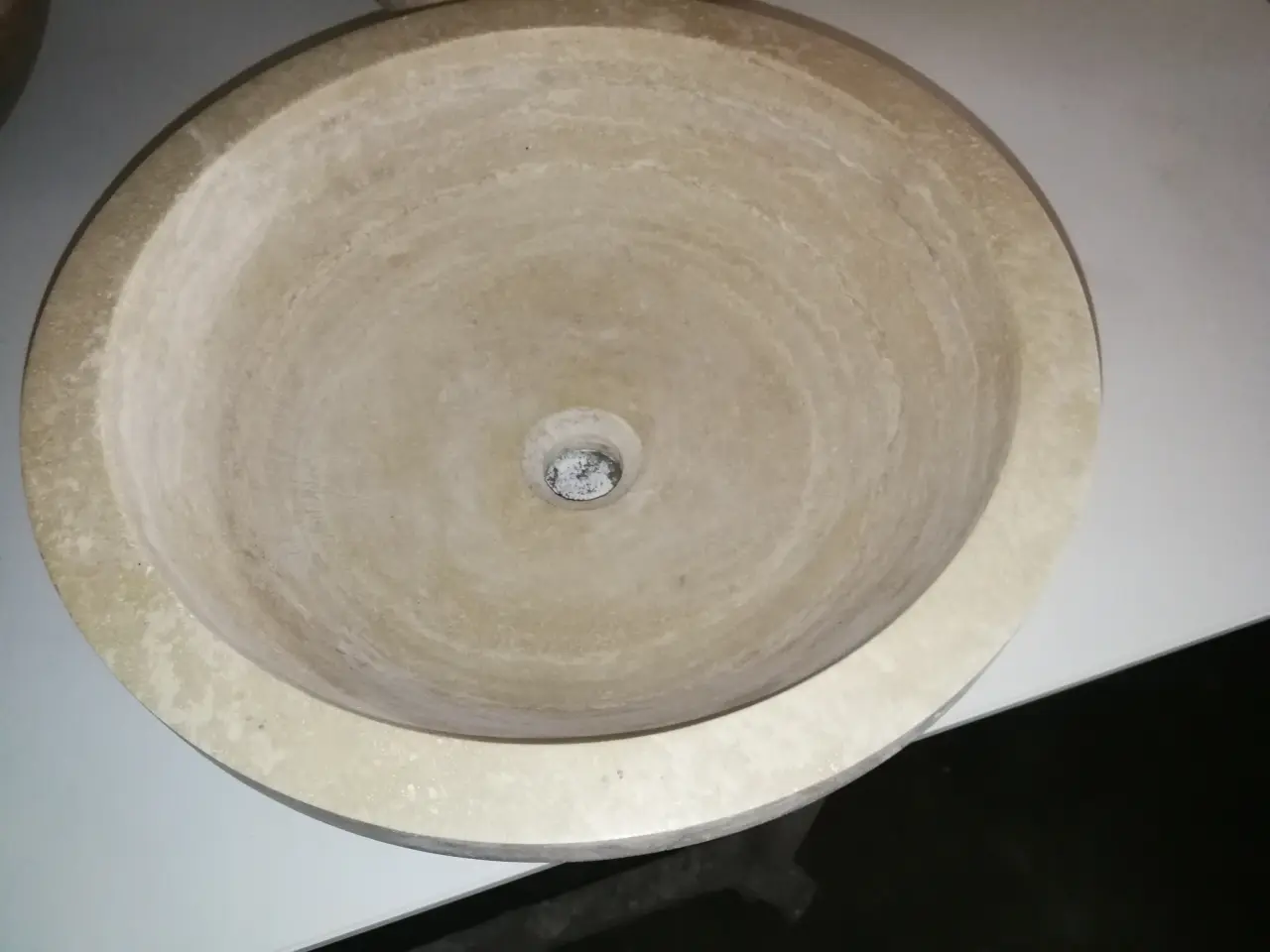 Billede 3 - NY ÆGTE NATURSTENSVASK, TRAVERTIN BEIGE, KR. 3.800