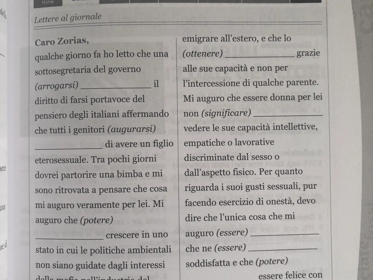 Billede 2 - Italiensk grammatik (Konjunktiv)