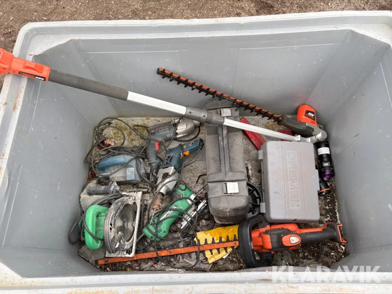 Billede 9 - Blandet parti elværktøj Black+Decker / Bosch / Redback / Hitachi / Power Craft – 11 dele i alt