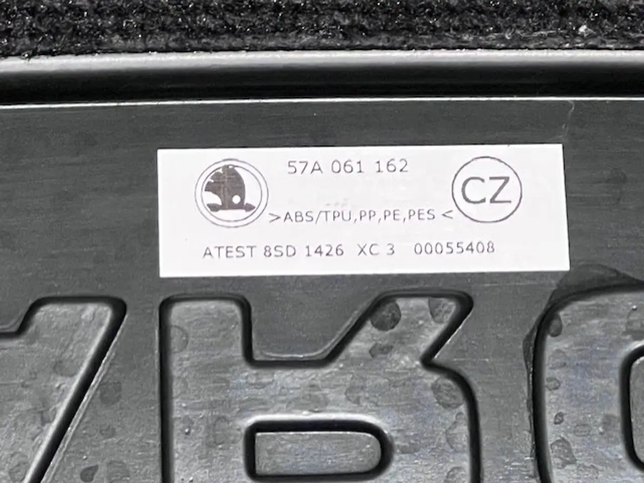 Billede 3 - Skoda Karoq plast bagagerumsbakke - Karoq 2017-202