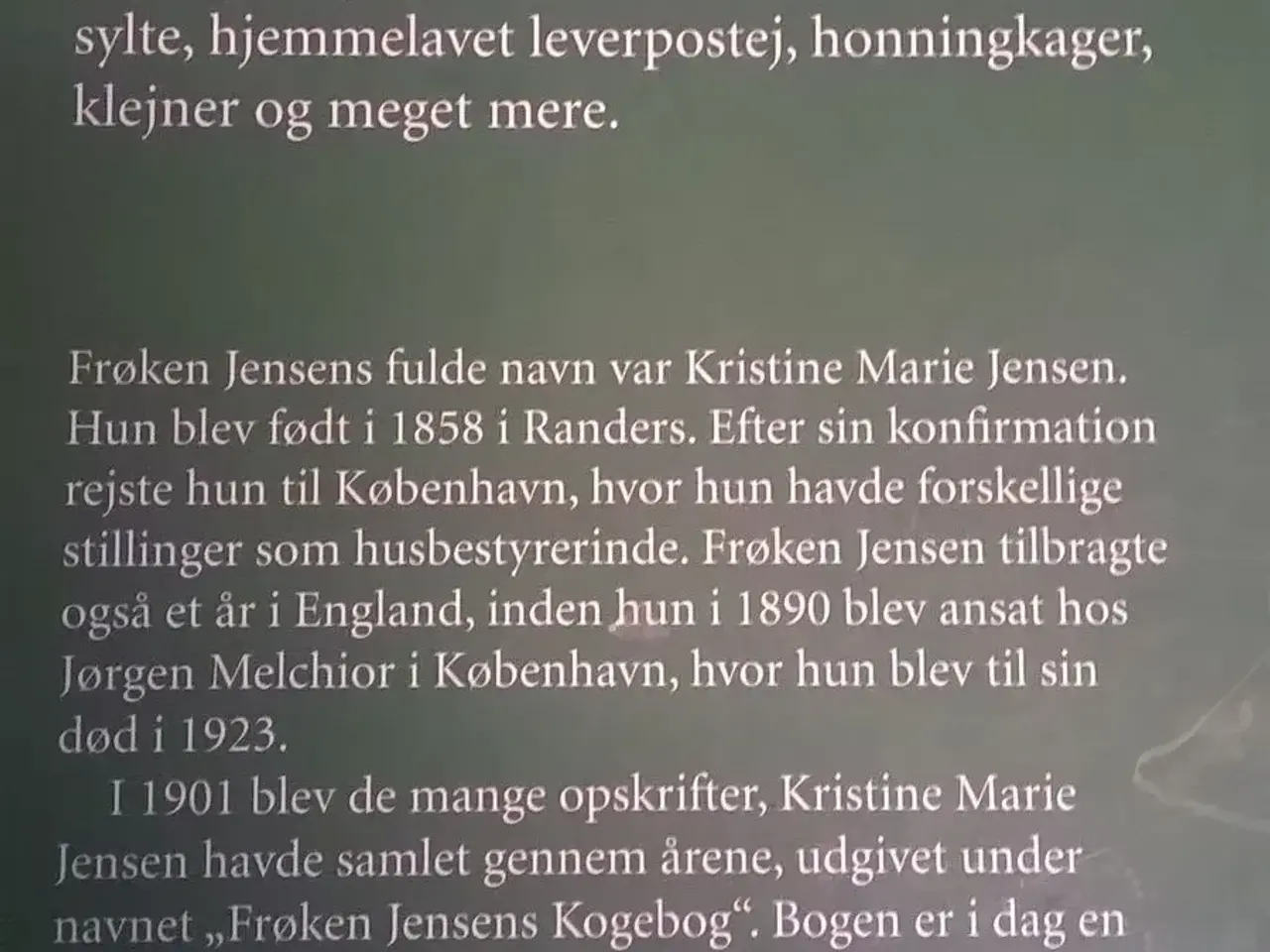 Billede 3 - Frøken Jensens gode Supper + Frk. Jensens Bagebog