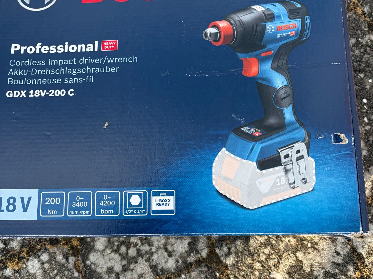 Billede 1 - Bosch slagnøgle incl. batteri og lader