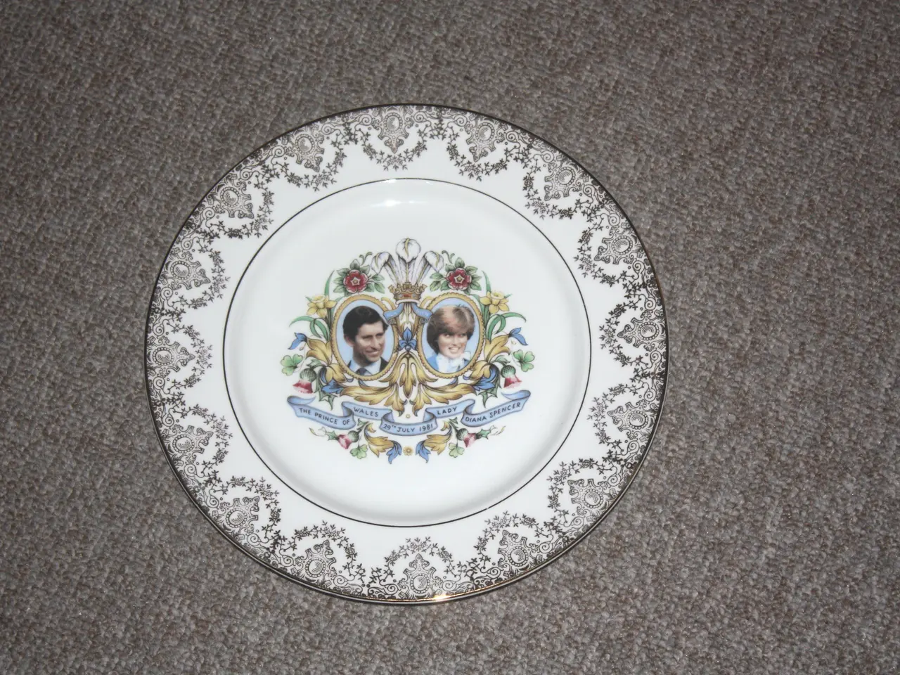 Billede 1 - Platte The Prince of Wales & Lady Diana Spencer