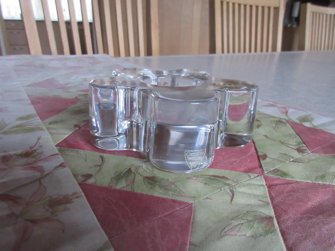 Billede 1 - Orrefors sweden glas stage til Fyrfadslys