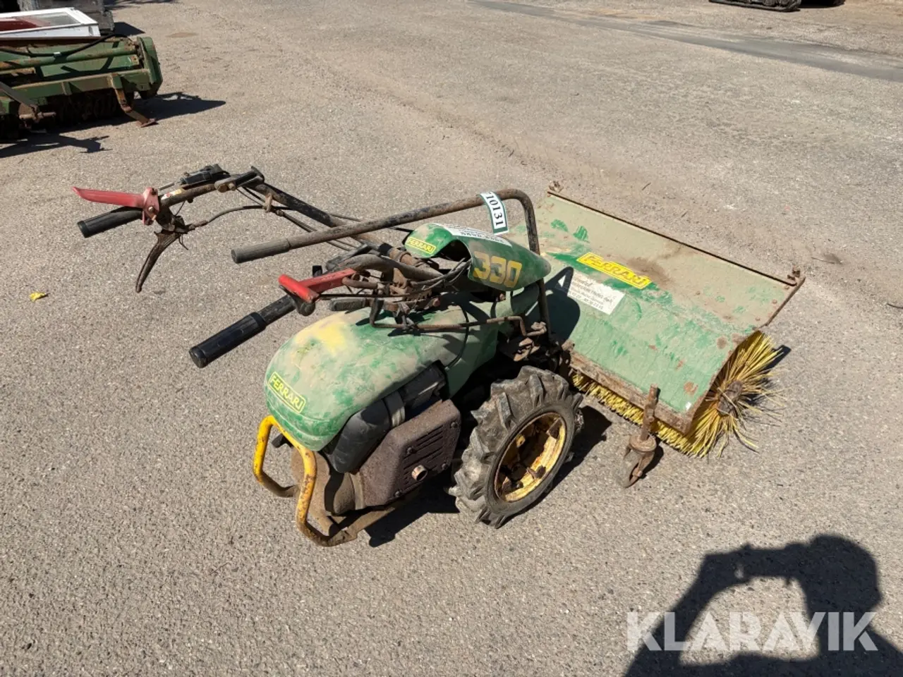 Billede 5 - 2-hjulet traktor Ferrari 330 med kost