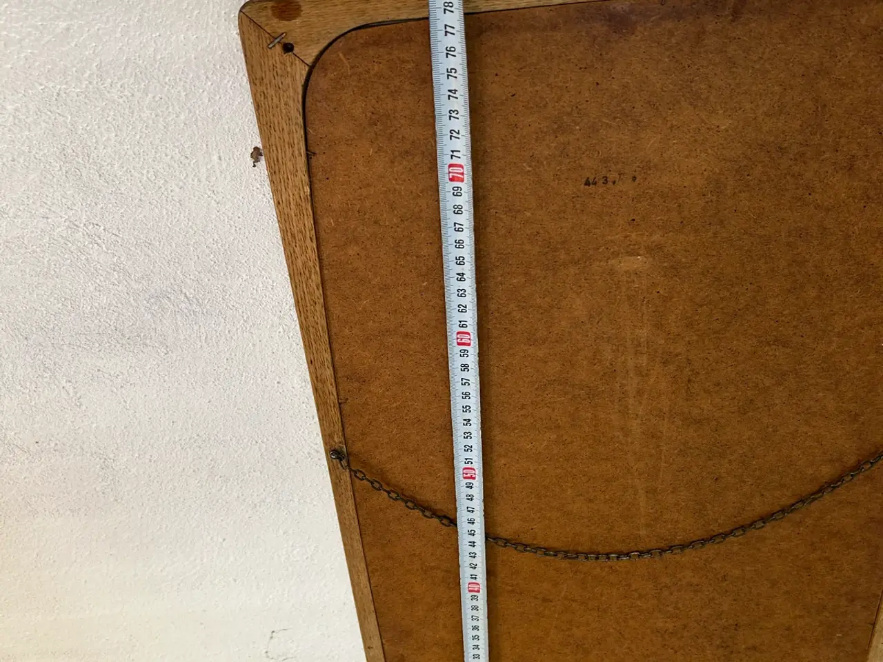 Billede 3 - Spejl teak 79 x 37 cm