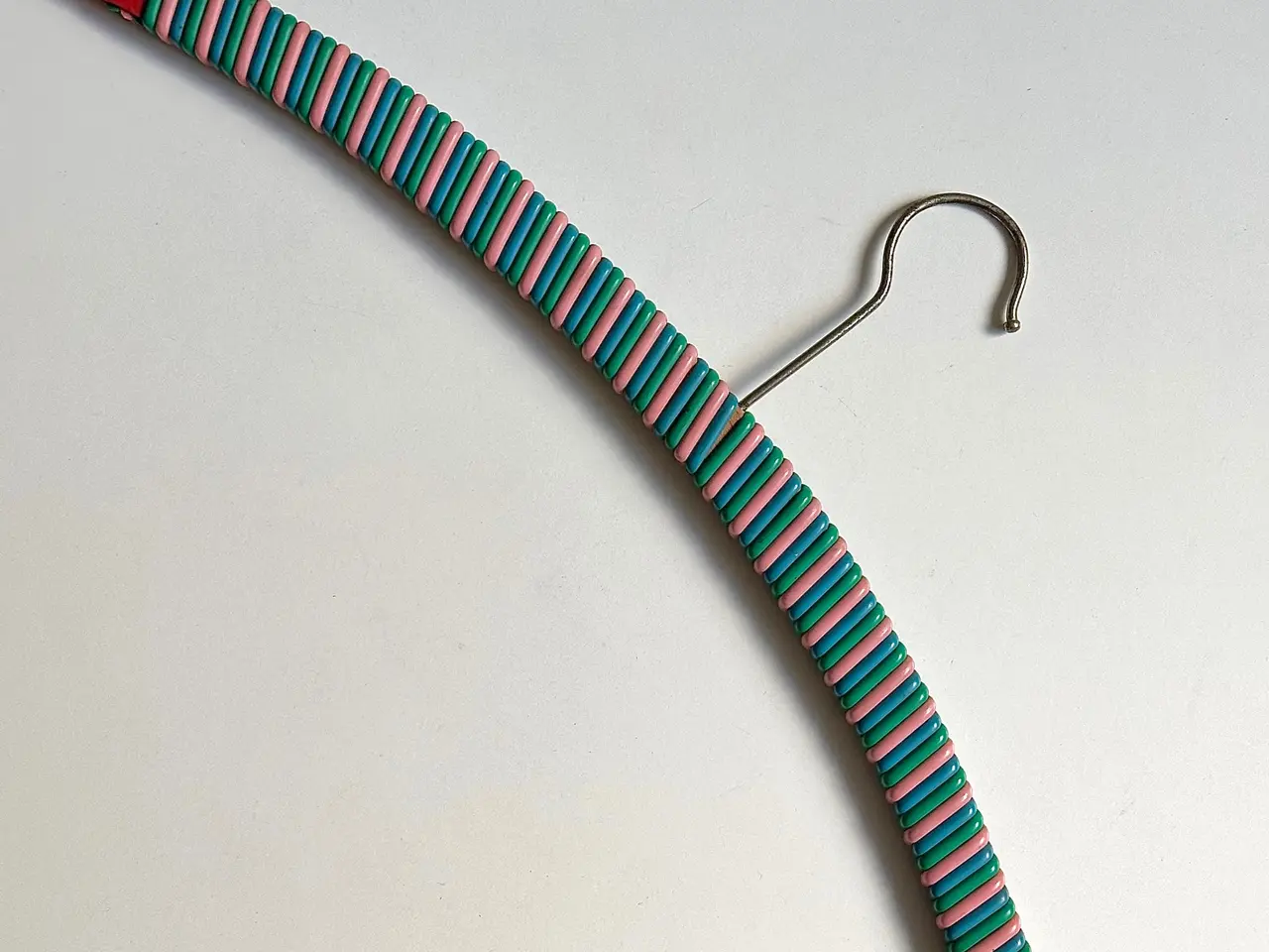 Billede 3 - Retro bøjle m plastbevikling, pastel