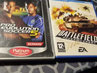 Pes5 og battlefield 2