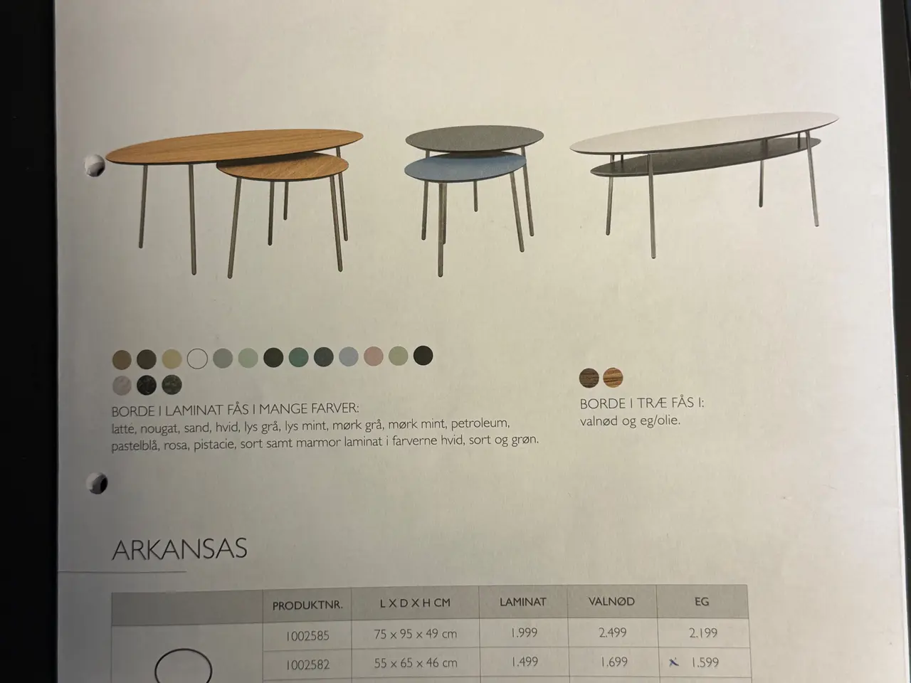 Billede 3 - Arkansas sofaborde olieret eg