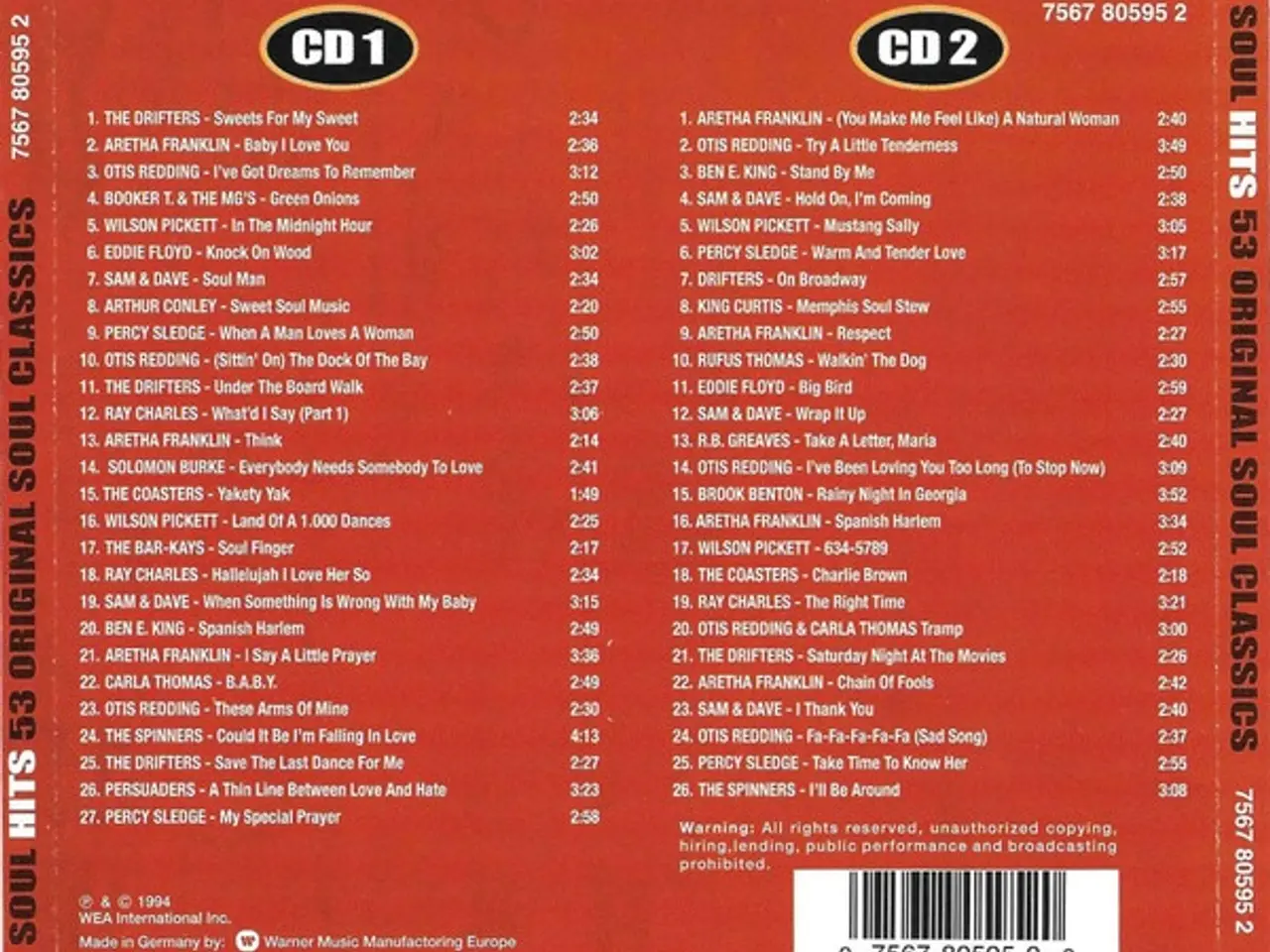 Billede 2 - Diverse kunstnere – Soul Hits – 2CD