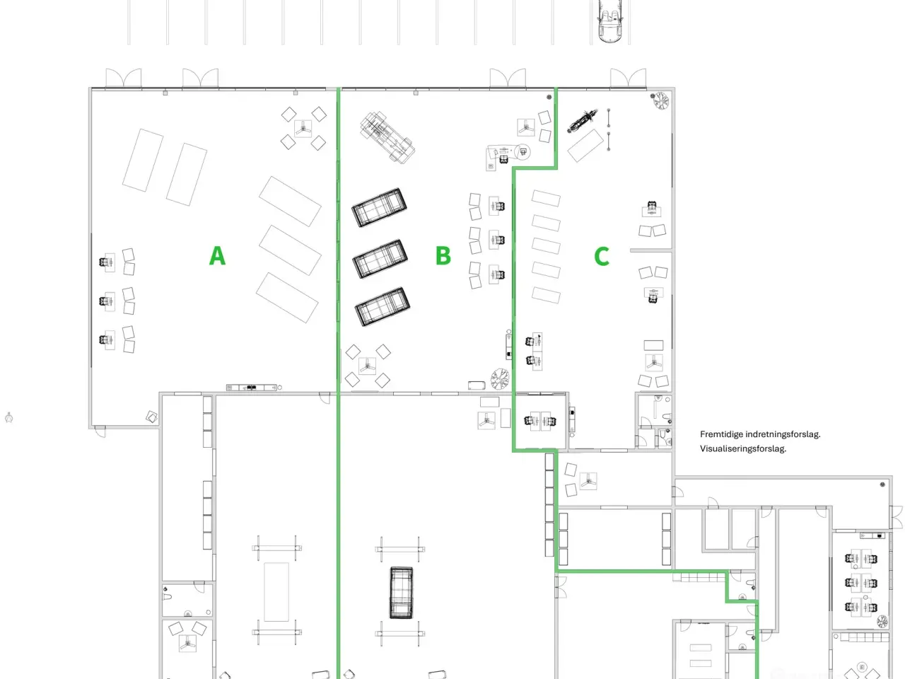 Billede 12 - Flot showroom/detail på trafikeret indfaldsvej