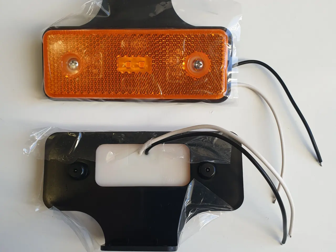 Billede 6 - 10 x Godkendt Markeringslys med 2 LED og REFLEKS 