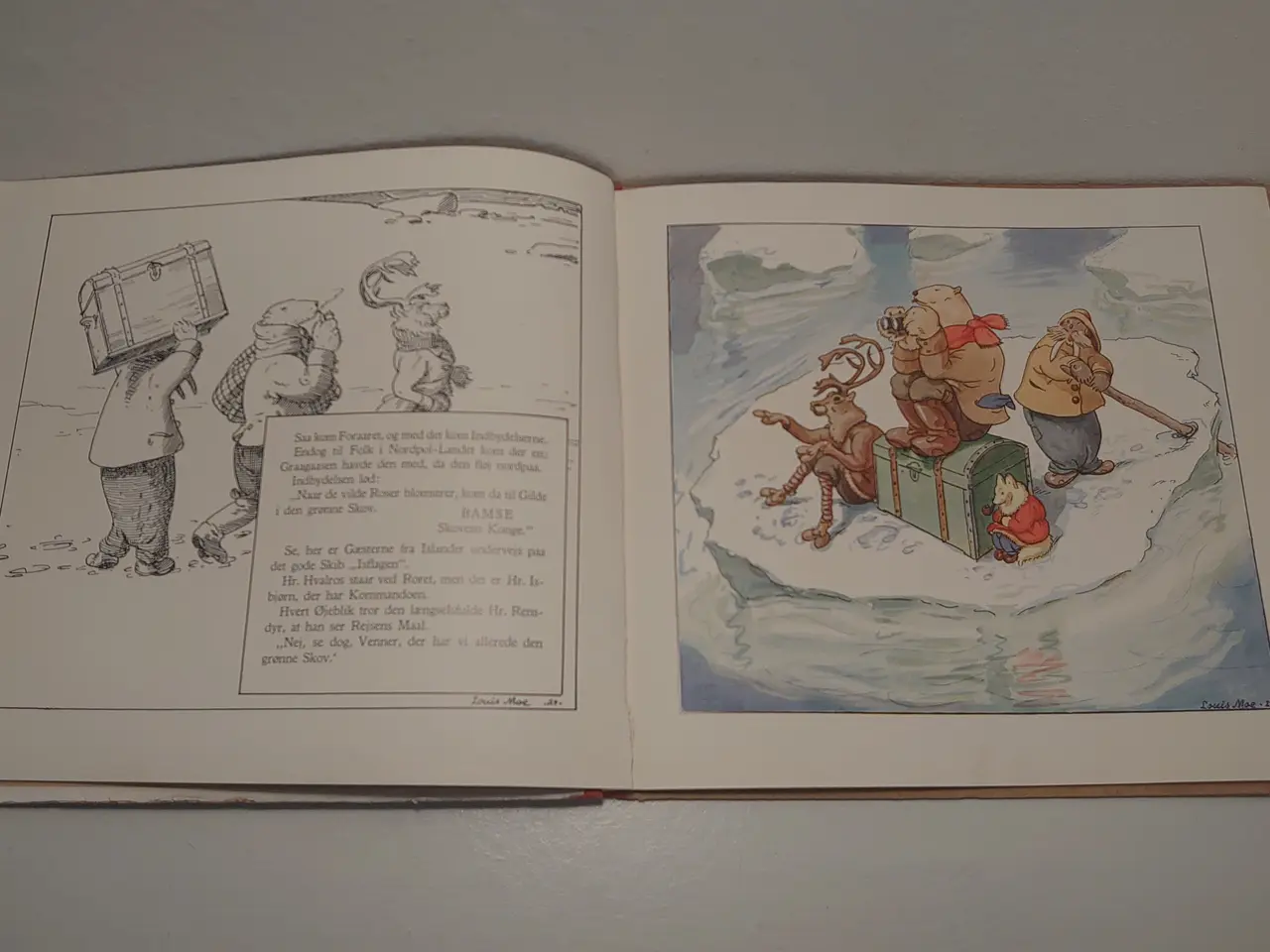 Billede 4 - Louis Moe: Skovkongens Gilde. 1. udg. 1929.