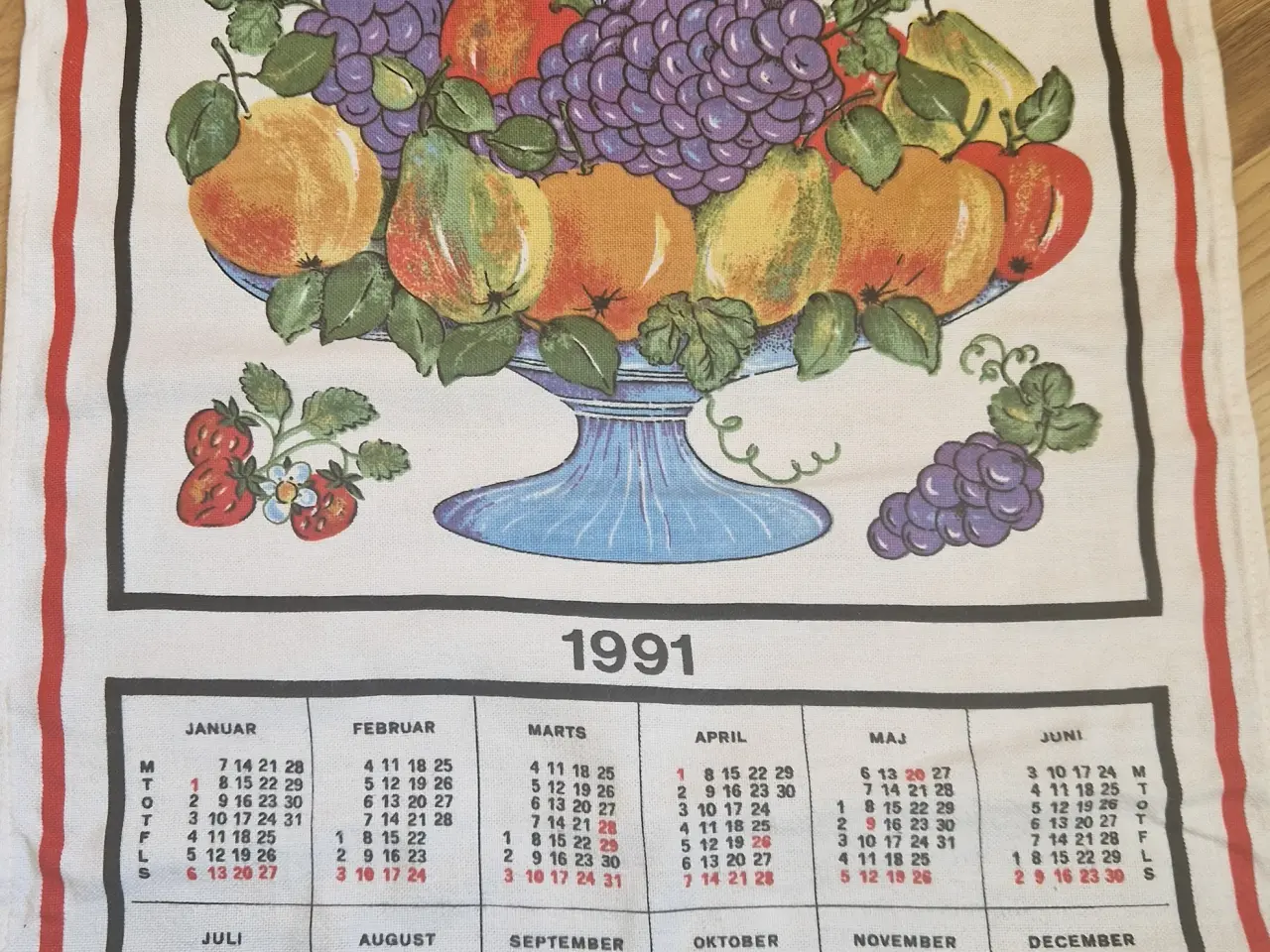 Billede 2 - Helt nyt kalender viskestykke