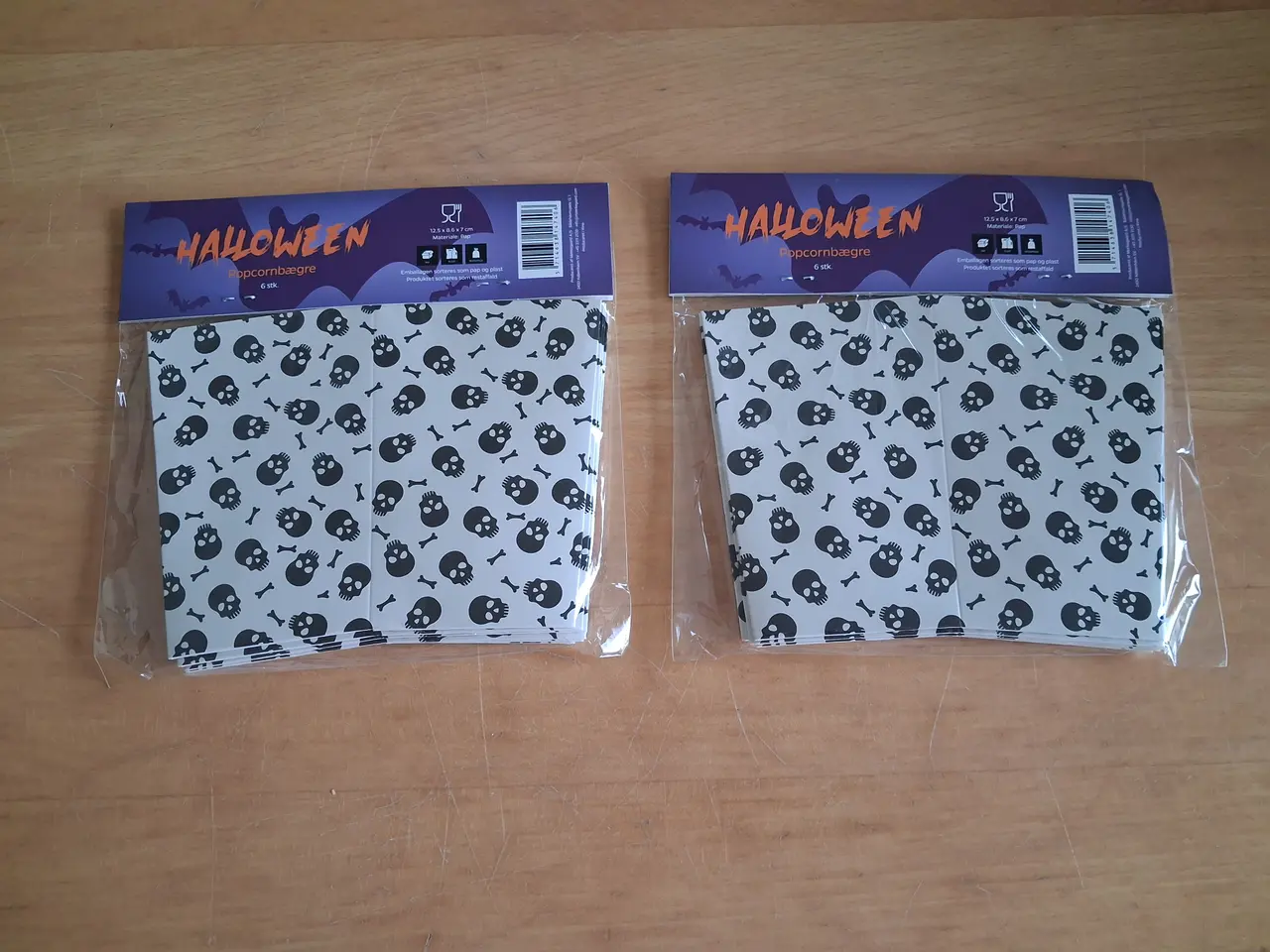 Billede 3 - Popcornbægre, Halloween