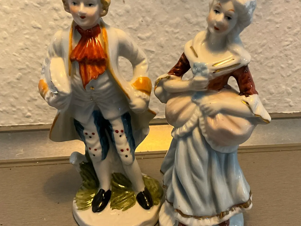 Billede 1 - Flotte vintage porcelænsfigurer – Rokoko par
