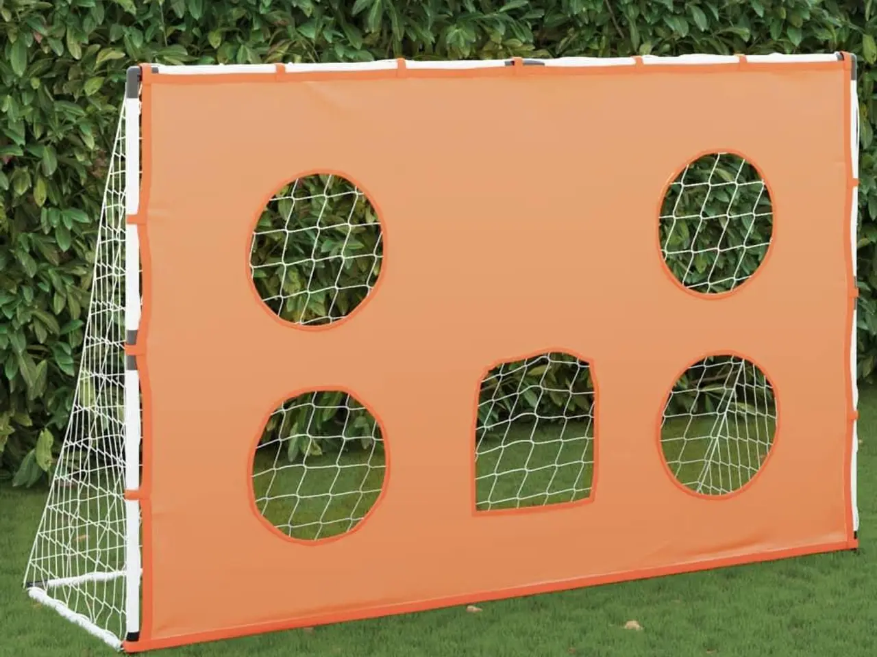 Billede 1 - Fodboldmål 182x62x118 cm med præcisionsdug og bold