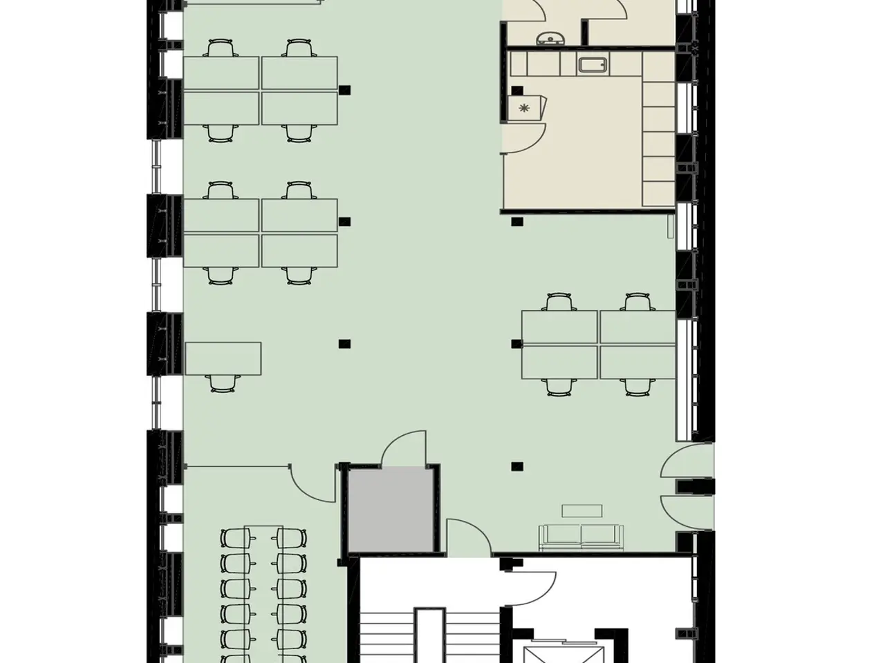 Billede 16 - Renoveret kontor i eftertragtede Vestergade