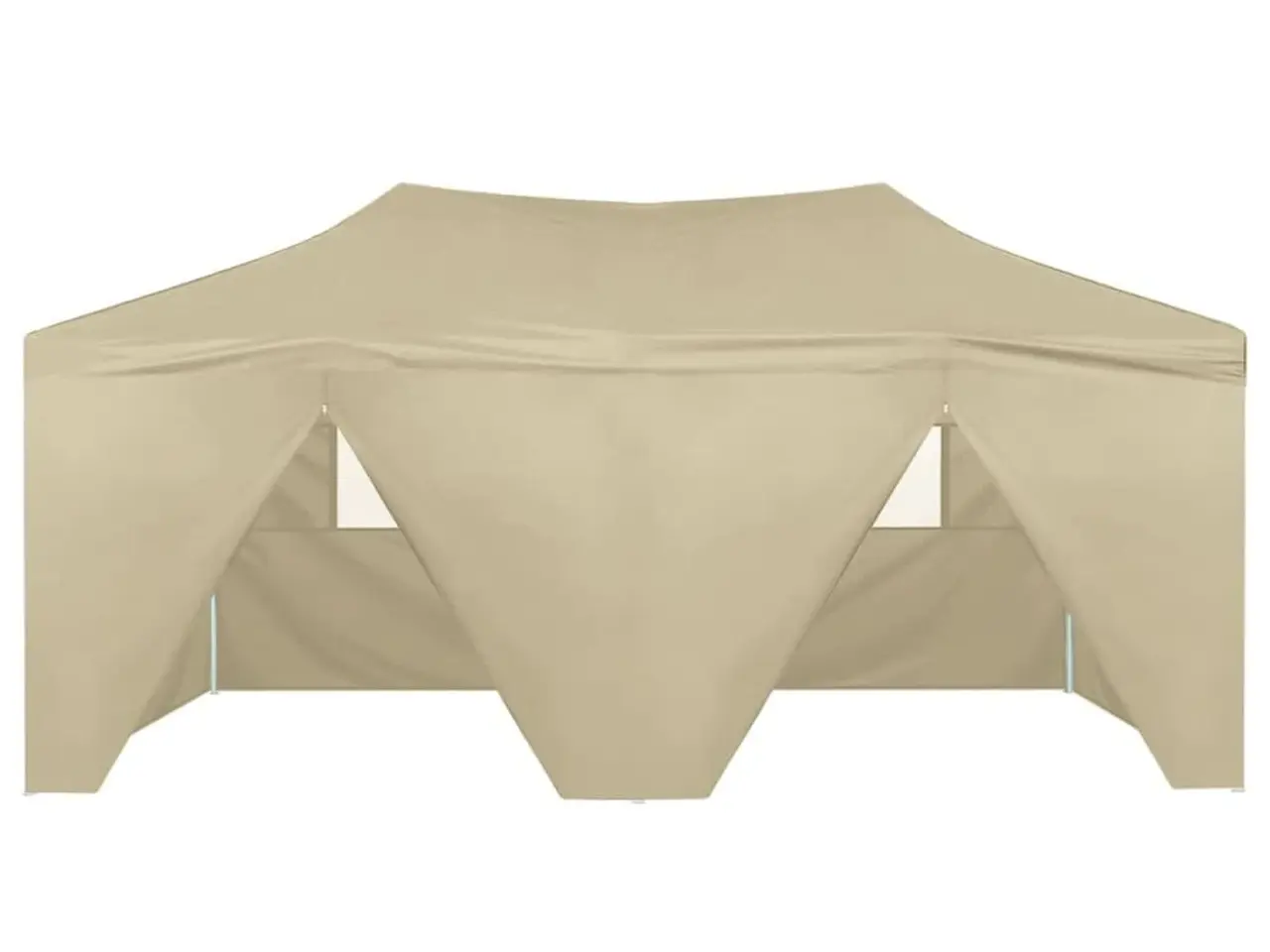 Billede 4 - Festtelt foldbart med 4 sidevægge 3 x 6 m - creme