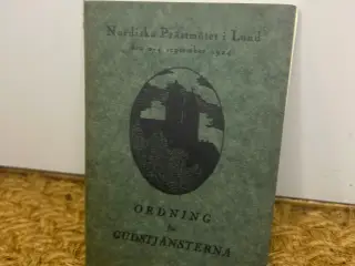 1924 Nordiska Prästmötet i Lund 