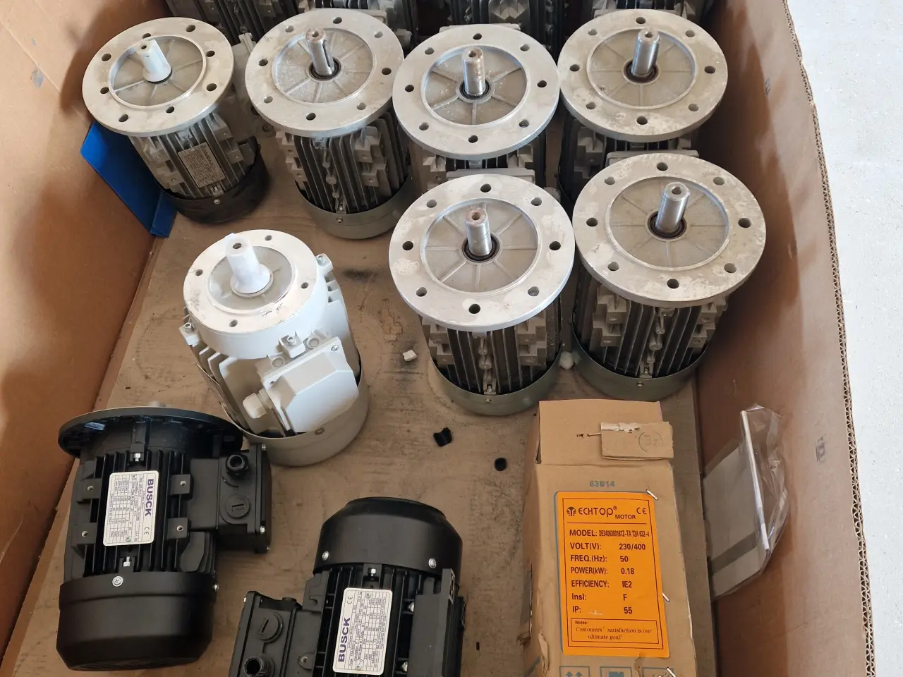 Billede 1 - 14 stk elmotore 3 faset