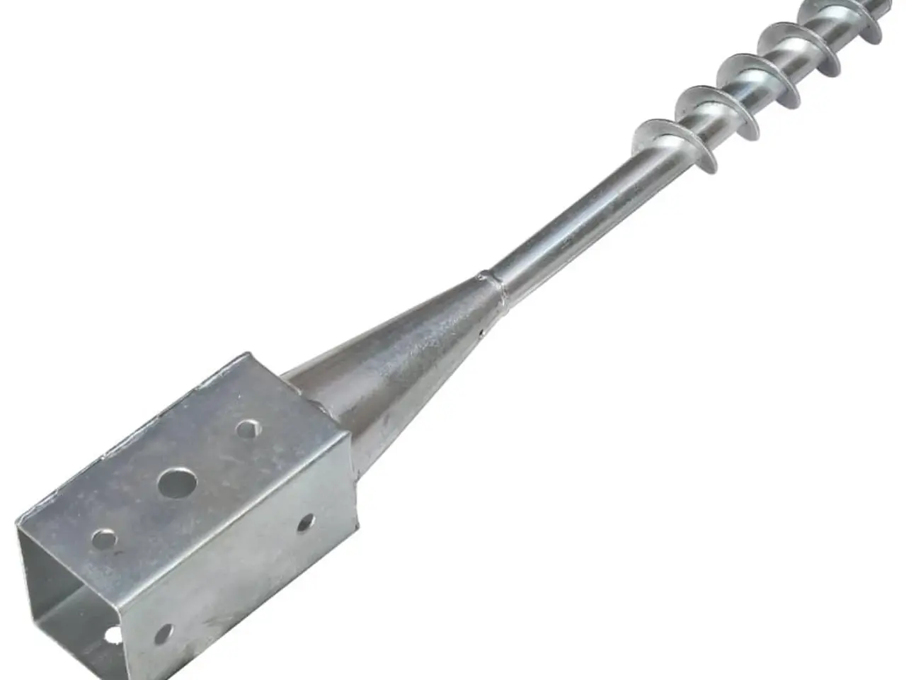 Billede 3 - Jordpløkker 6 stk. 7 x 7 x 56 cm - galvaniseret stål