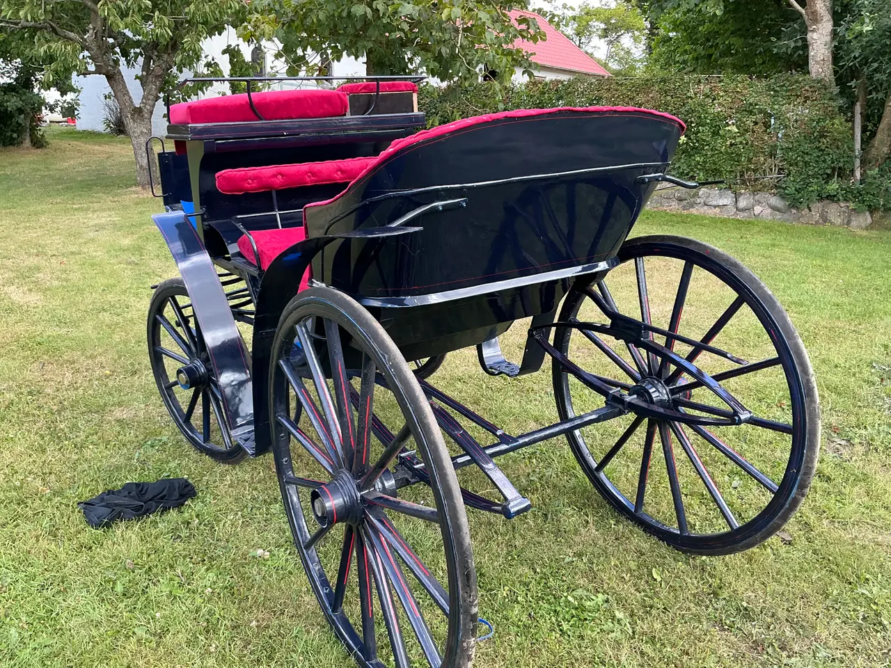 Billede 4 - Hestevogn - Ponyvogn med buk. Stor model