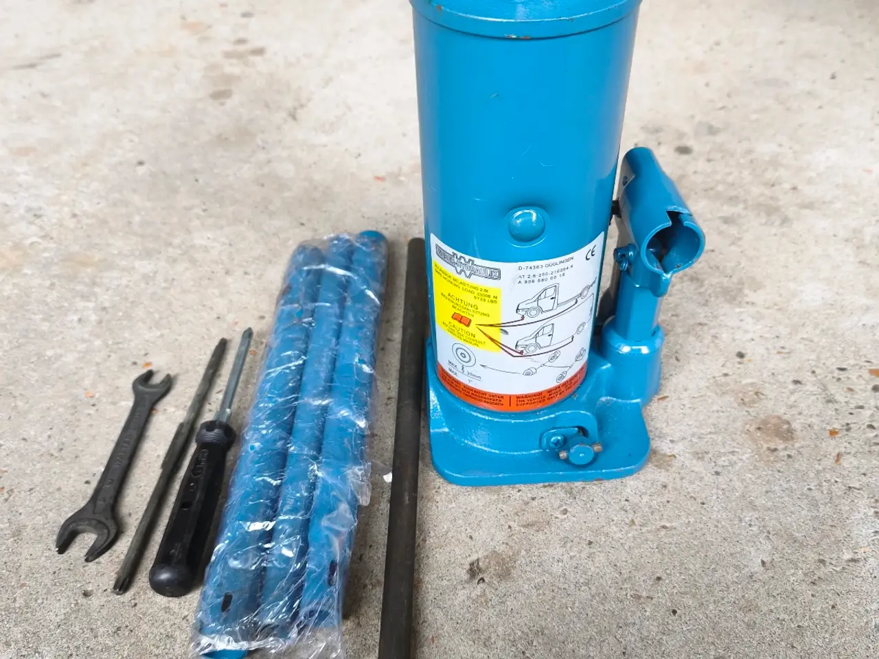 Billede 1 - En Weber hydraulisk donkraft 2,6T