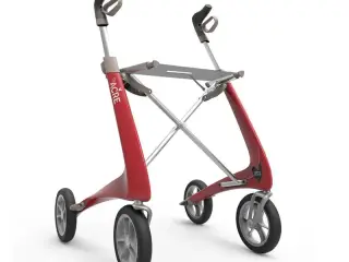 Rollator - ByACRE Carbon Ultralight Komfort - Rød