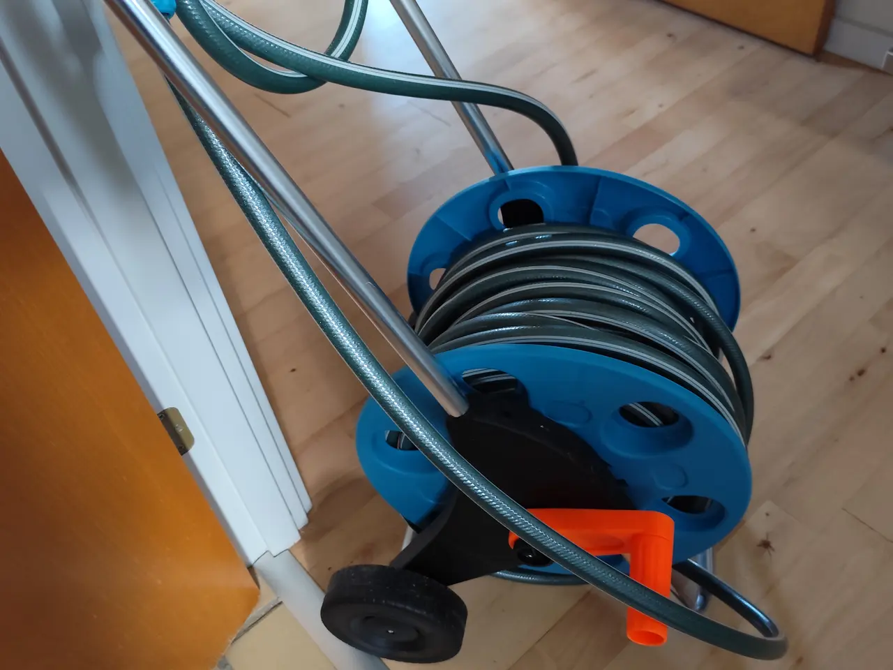 Billede 2 - Slangevogn på hjul med 30 meter slange