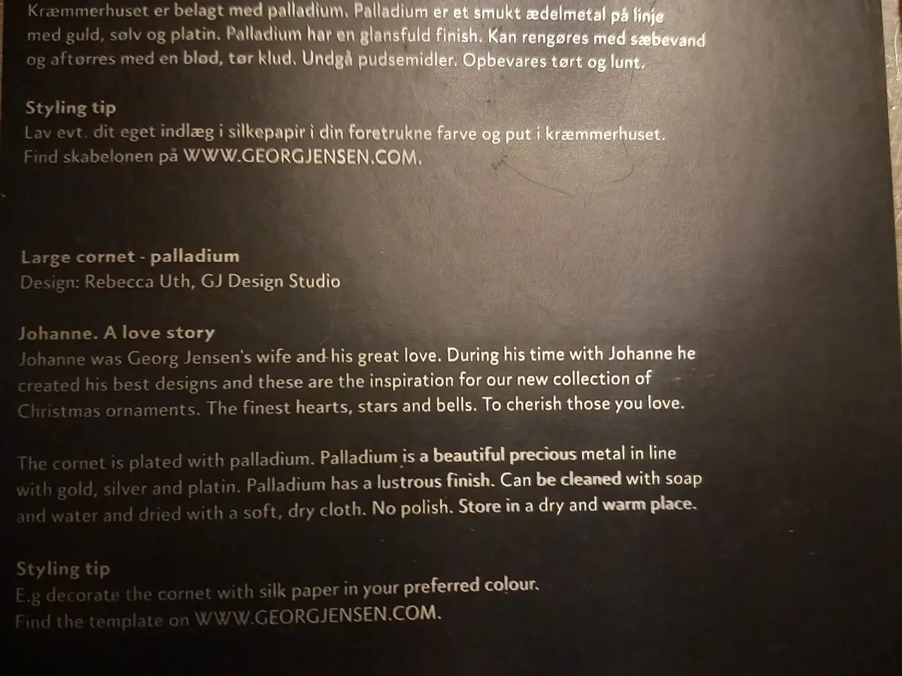 Billede 3 - Georg Jensen stort kræmmerhus Johanne