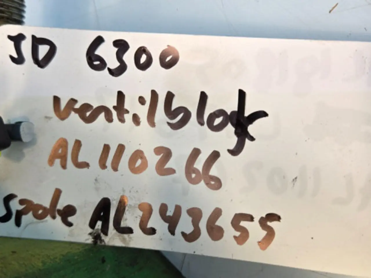 Billede 5 - John Deere 6300 Ventilblok AL110266