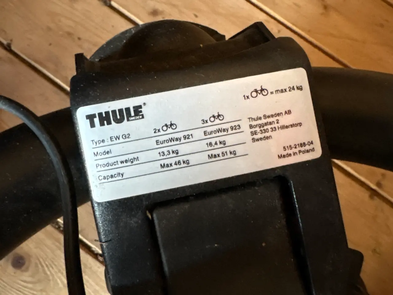 Billede 1 - Thule cykelholder - 2 cykler