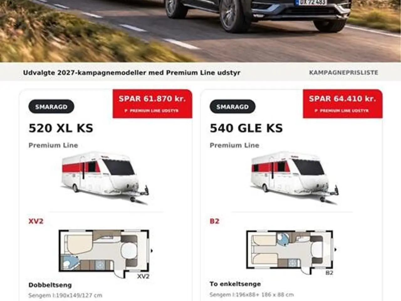 Billede 1 - Kabe Smaragd Premium Line 520 XL KS