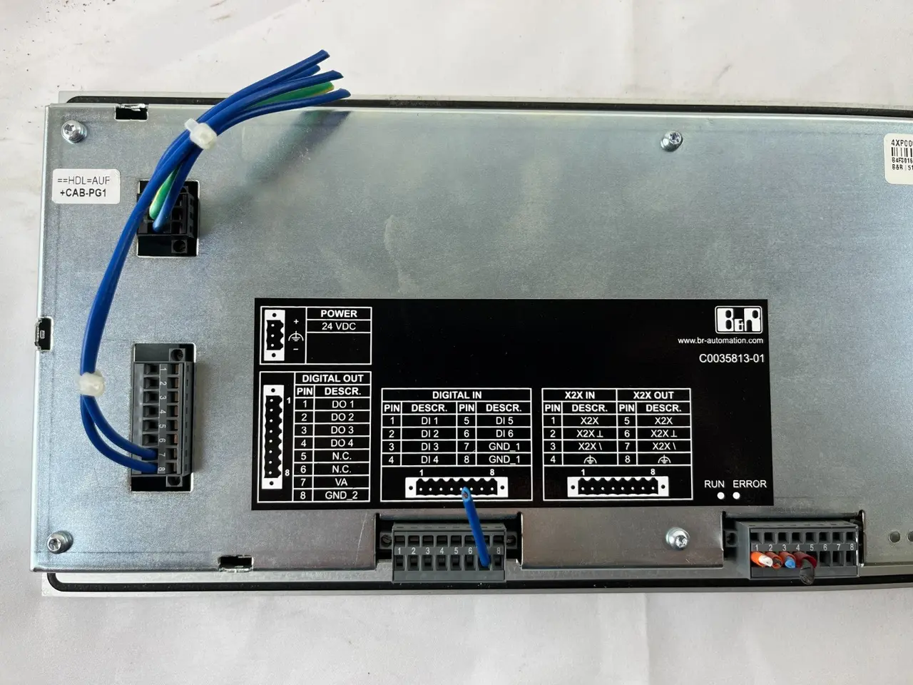 Billede 8 - B&R 4XP0000.00-K46 betjeningspanel Keypad 24VDC