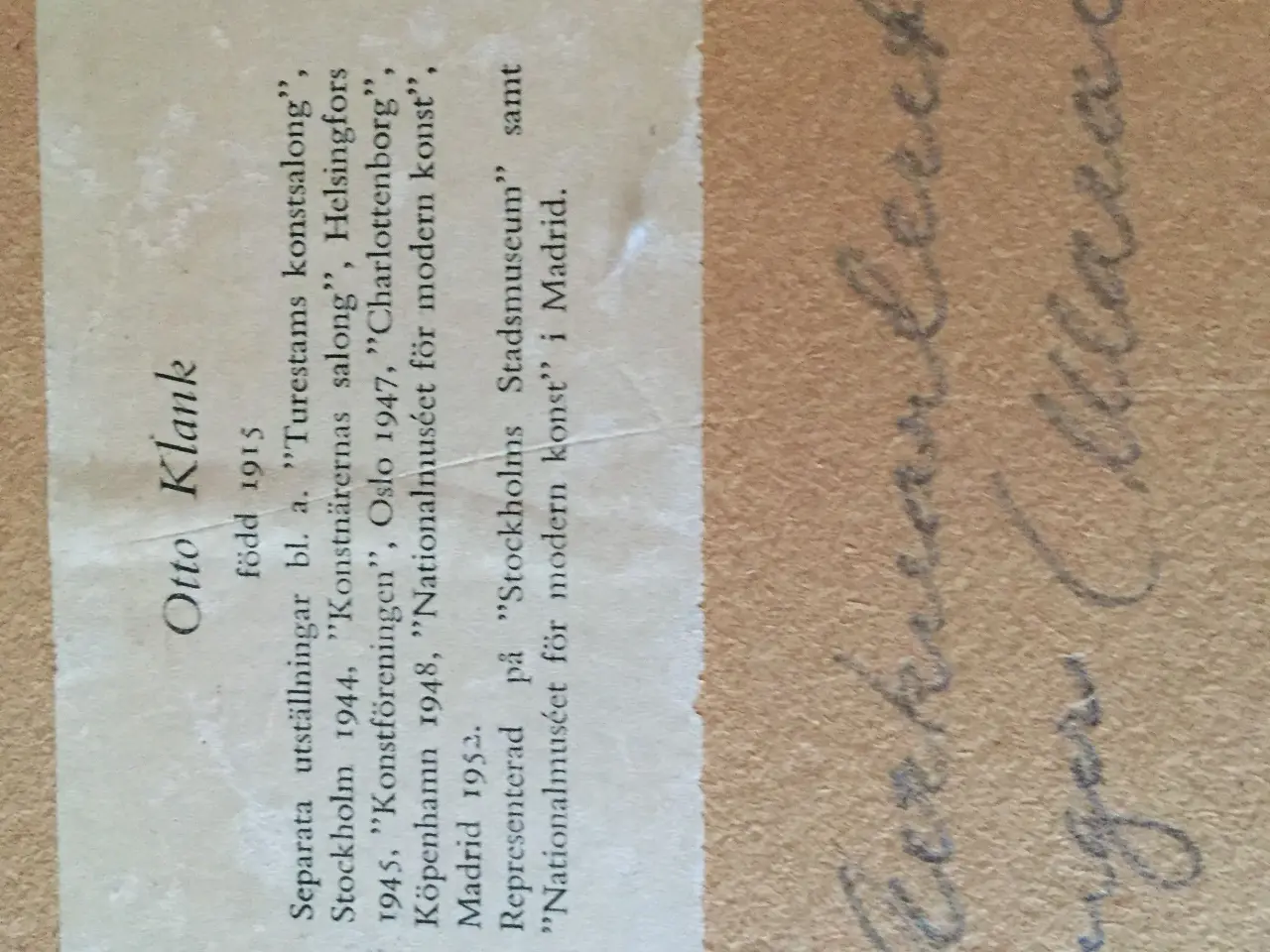 Billede 8 - Otto Klank billede. NEDSAT