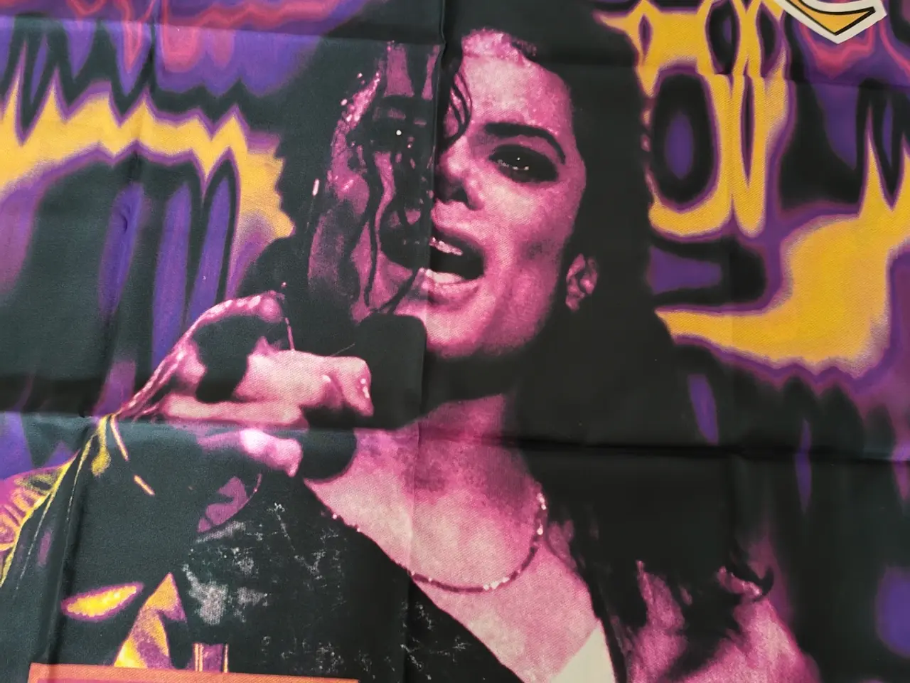 Billede 2 - Kæmpe stort Michael Jackson flag