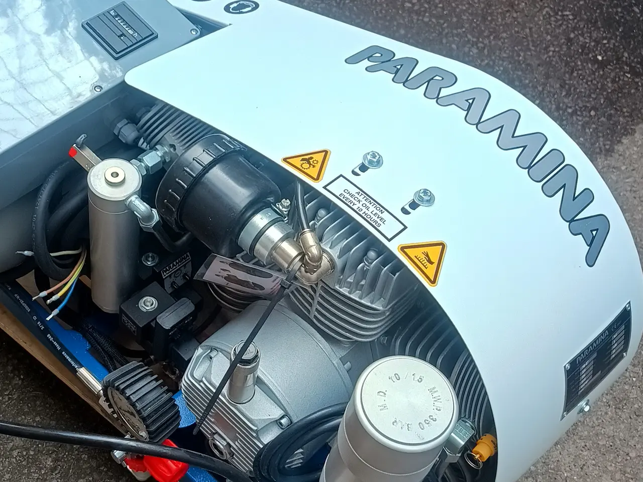 Billede 3 - Dyk kompressor ny Paramina mod. Mistral.