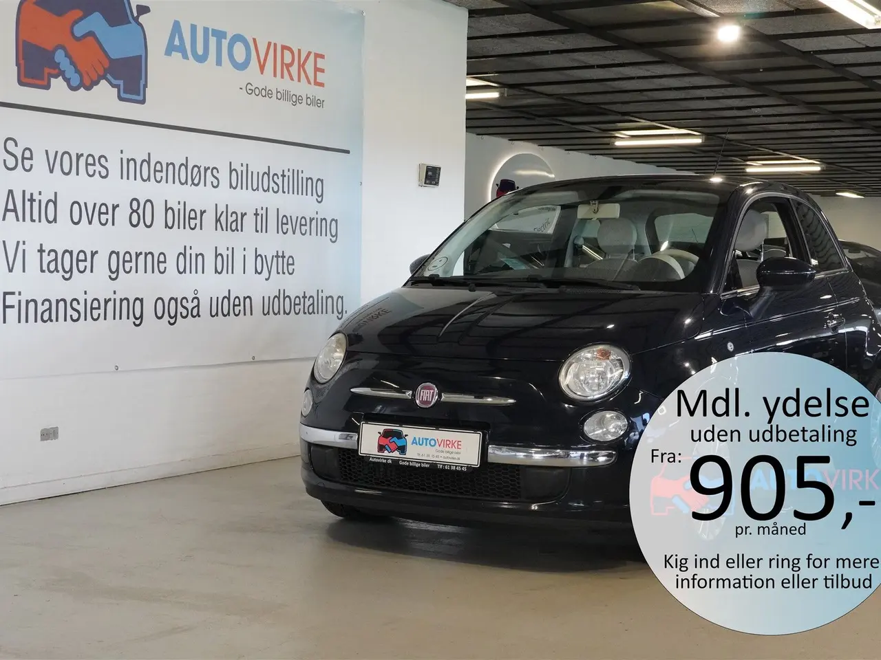 Billede 1 - Fiat 500 0,9 TwinAir Lounge Start & Stop 85HK 3d