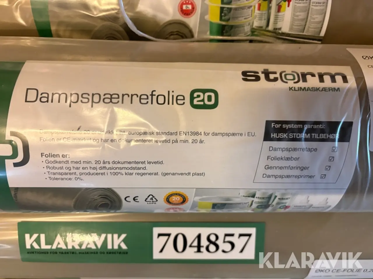 Billede 3 - Dampspærrefolie Storm  28 ruller
