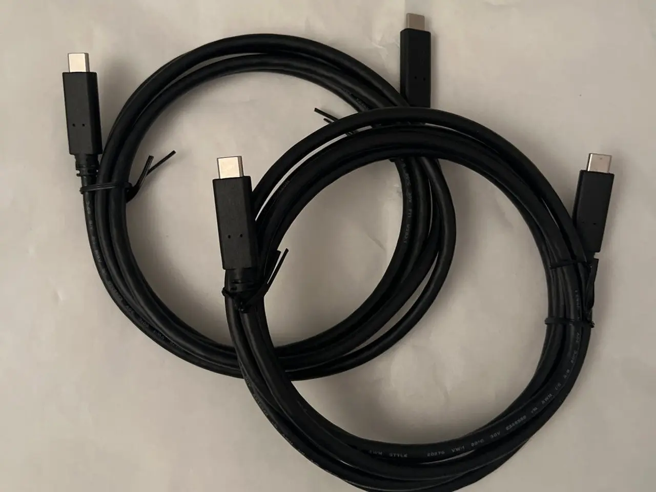 Billede 1 - USB-C kabel sort, USB 3.1, 1m