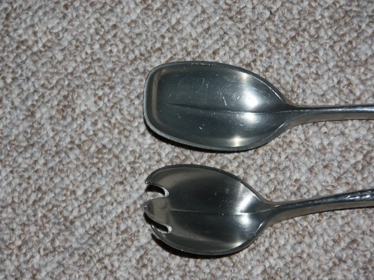 Billede 3 - Brodrene Mylius Pewter tin salat bestik 664
