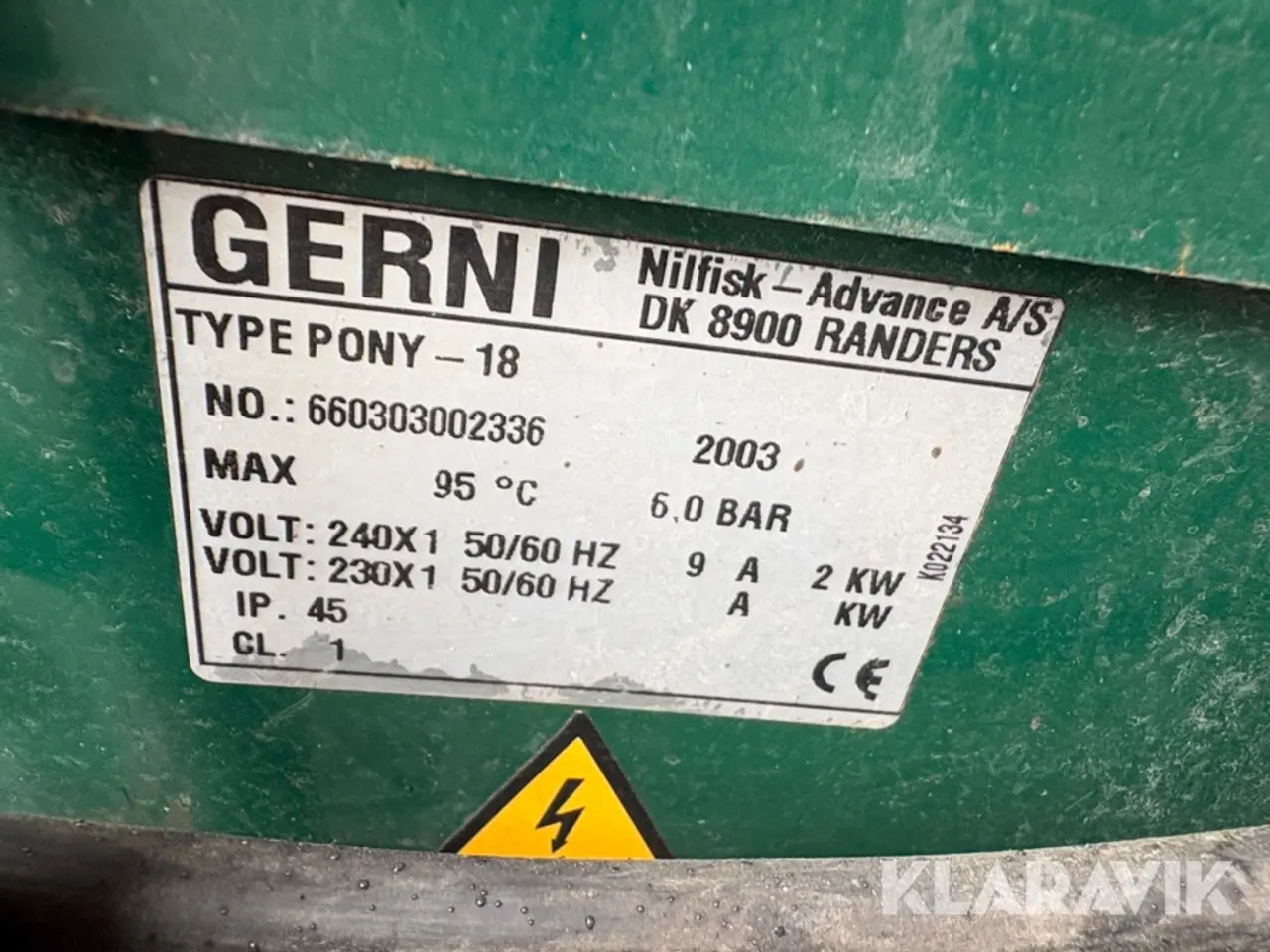 Billede 9 - Højtryksrenser Gerni/Nilfisk Pony 18