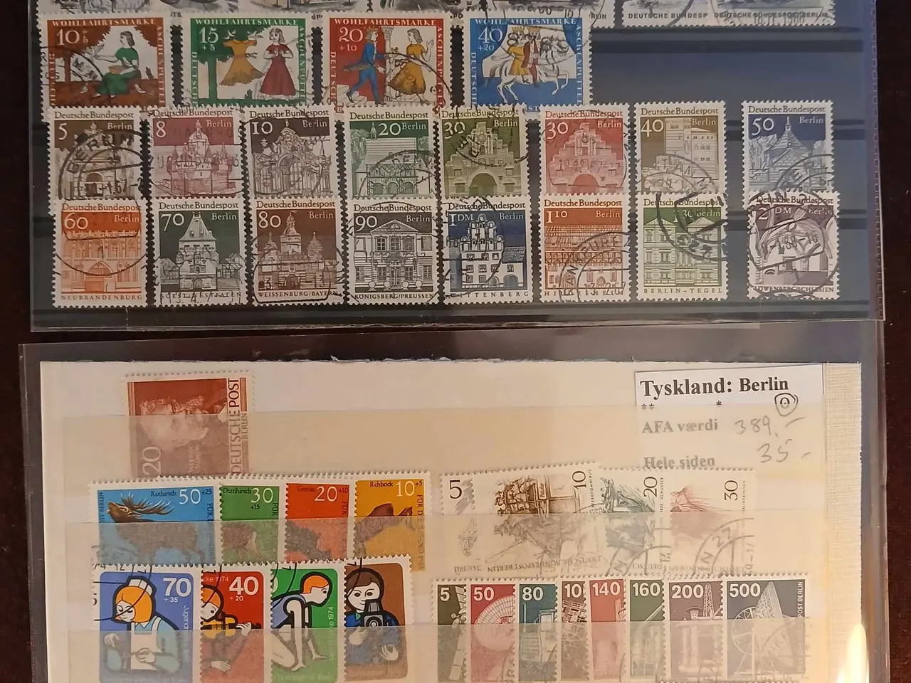 Billede 3 - Berlin (505) Oprydningslot. 16 plancher stemplede