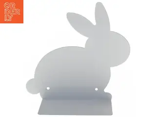 Bunny-design bogstøtte fra Søstrene Grene (str. 23x23 cm)