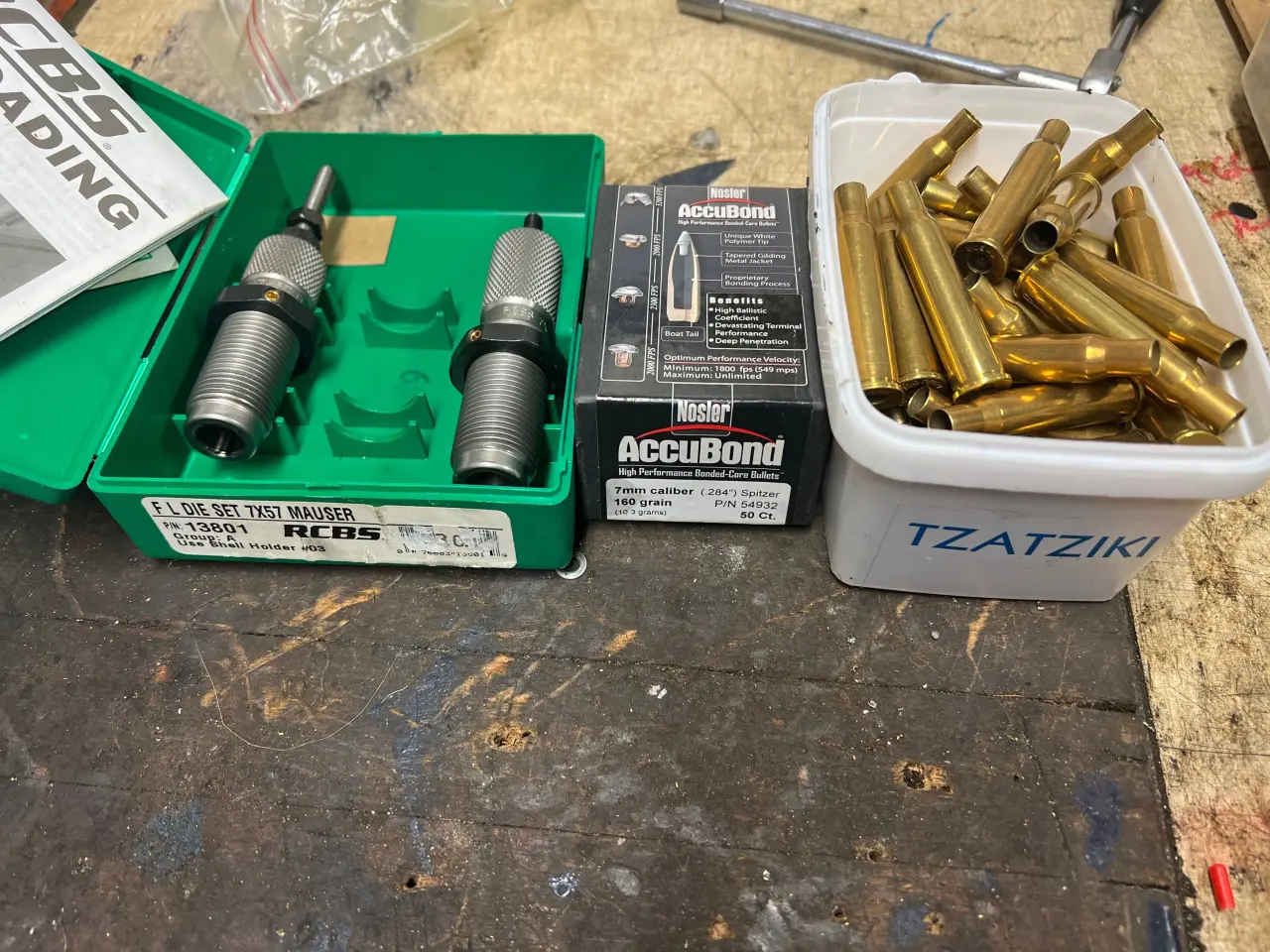Billede 1 - 7x57r die hylster og nosler accubond