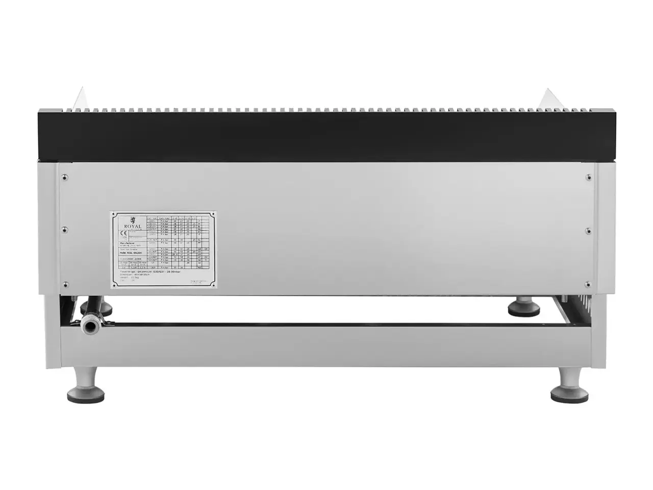 Billede 4 - Stegeplade gas – 65 cm – naturgas – 20 mbar