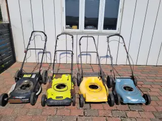 4 plæneklipper skjold